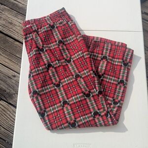 Minnie Mouse Red Plaid Pajama Pants
